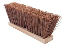 Magnolia Brush #1616 16″ Brown Polypropylene Street Broom Push Broom Head