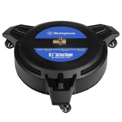 Westinghouse Universal 16.5″ Pressure Washer Plastic Surface Cleaner Black