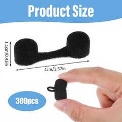 Dimeho 100 Pieces Nose Plug Filter Disposable Dust one size, Black