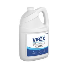 Diversey 540557 Virex Disinfectant Cleaner, Lemon, 1 Gal, 2/Carton