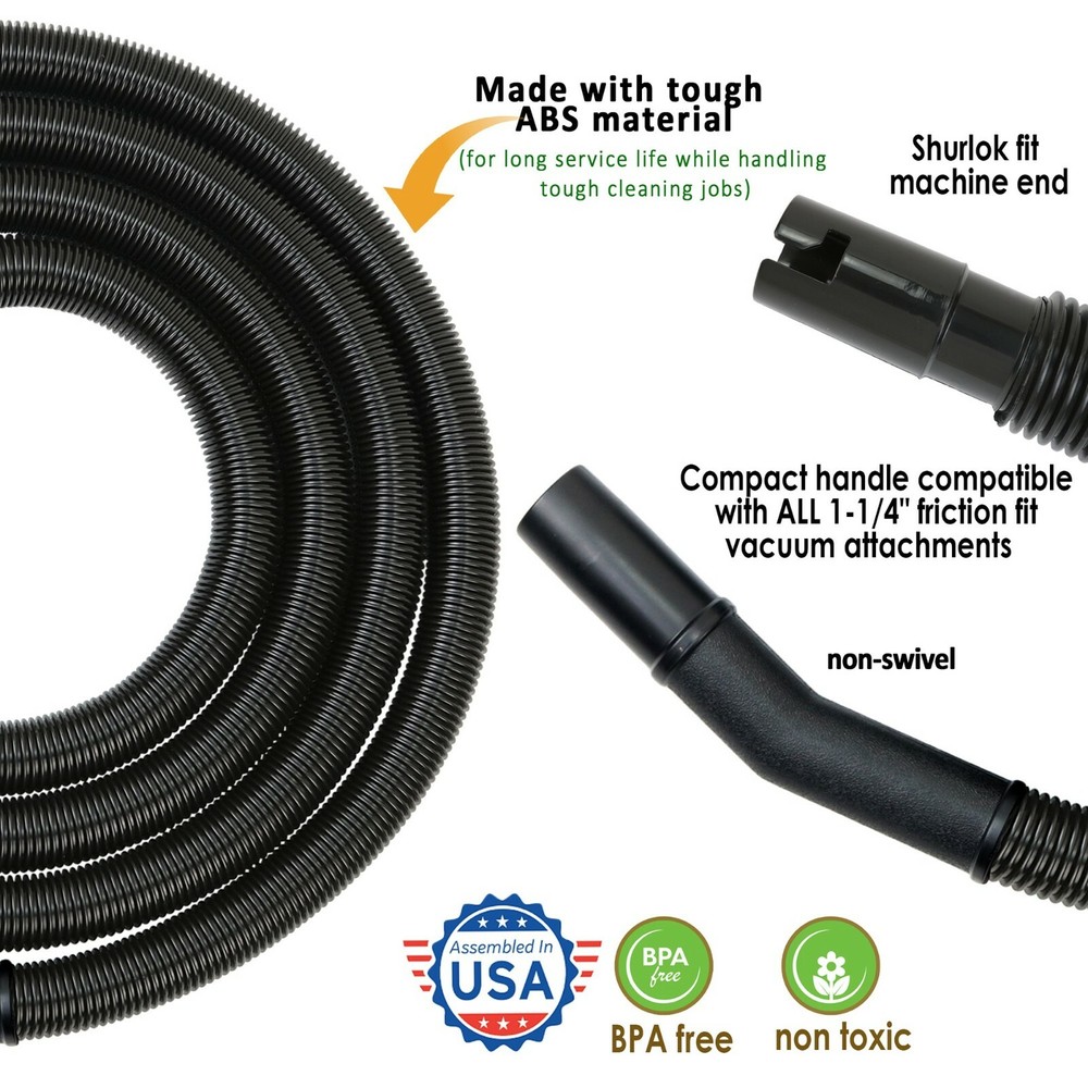 ORECK Flexible Hose Replacement for Buster B Canister Vacuum Fits all Models 10′