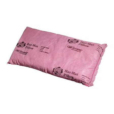 Pig Pil307 Sorbent Pillow, 6 Gal, 8 In X 17 In, Harsh Chemicals, Pink, 10 Pk