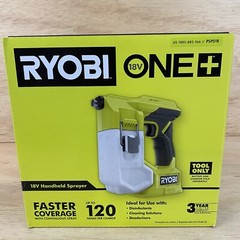 Ryobi One+ 18v Cordless Electric Sprayer Compact Light [Tool Only] NEW