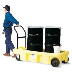 ENPAC 5200-YE Drum Spill Platform Cart,Yellow,500 lb. 31DM54