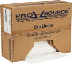 PRO-SOURCE 45 Gal 1.1 mil Heavy-Duty Trash Bag 40″ Wide x 46″ High, Hexene Re…