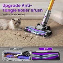 Uml0 S3P Cordless Vacuum Cleaner 45Kpa Powerful Suction Vacuum Cleaners For