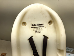 Safe Sitter Child Protection Seat / Cream / SURFACE MOUNT Folding