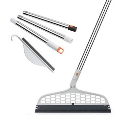 Upgraded Magic Broom, 4 in 1 Sweeper Pet Hair Remover with a Mini Gray