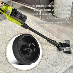 4 Pack Upgraded Replacement Wheel for Ryobi Cordless Stick 2 inches, BLACK