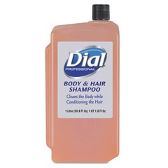 Dial Professional 04029 1L Hair & Body Wash Refill Bottle – Neutral (8/CT) New