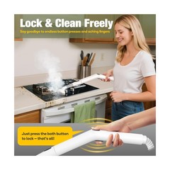 Newbealer Heavy-Duty Steam Cleaner, 5 Bar, Stainless Boiler, 20 Accessories |…