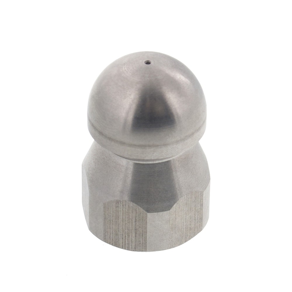 Erie Tools Button Nose 3/8″ Sewer Jetter Drain Cleaning Nozzle 5.5 Orifice Size