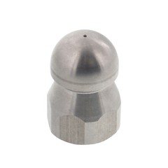 Erie Tools Button Nose 3/8″ Sewer Jetter Drain Cleaning Nozzle 5.5 Orifice Size
