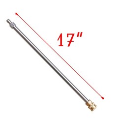 Xiny Tool Pressure Washer Extension Wand, 17 Inch Stainless Steel 17 inches