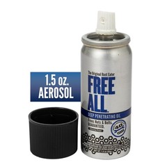 Free All 1.5 Oz Advanced Rust Penetration Machine Lubricant Multi Surface Safe