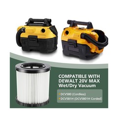 DCV580H DCV581H Vacuum Replacement Filter for DEWALT 20V MAX Wet/Dr… Fast Ship