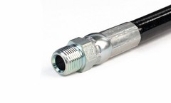 Schieffer 4000 PSI 3/8″ x 100′ Thermoplastic Sewer Jetter Hose 3/8″ Solid Swivel