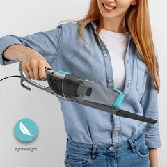 Ionvac ZipVac Corded Stick Vacuum, Multi-Surface 3-in-1 Upright/Handheld Vacuum