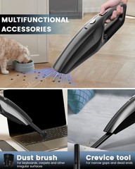 Servomaster Vacuum Cordless Car Vacuums Powerful Rechargeable Battery Portable