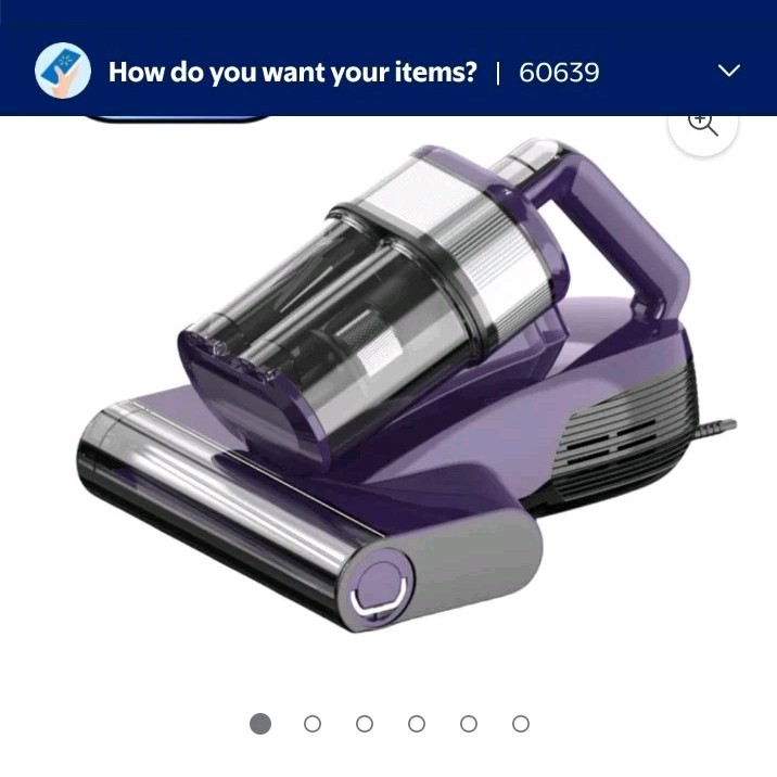 UVC001 Corded Hand Vacuum 0.5L Bagless HEPA UV-C Light LED Display