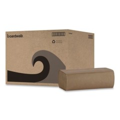 Boardwalk SF4000K Folded Paper Towels 1-ply Kraft 250/pack