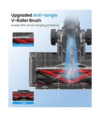 Cordless Vacuum Cleaner, Stick Vacuum with Powerful Suction, 45Mins Runtime V…