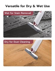 Mcbazel Portable Mini Cleaning Mop, Sponge Wet and Dry Use White