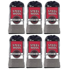 Wideskall Household Steel Wool, Medium Grade #1