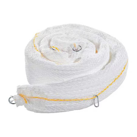 Pig Bom203 Sorbent Boom, 24 Gal, 5 In X 10 Ft, Oil, White, 4 Pk