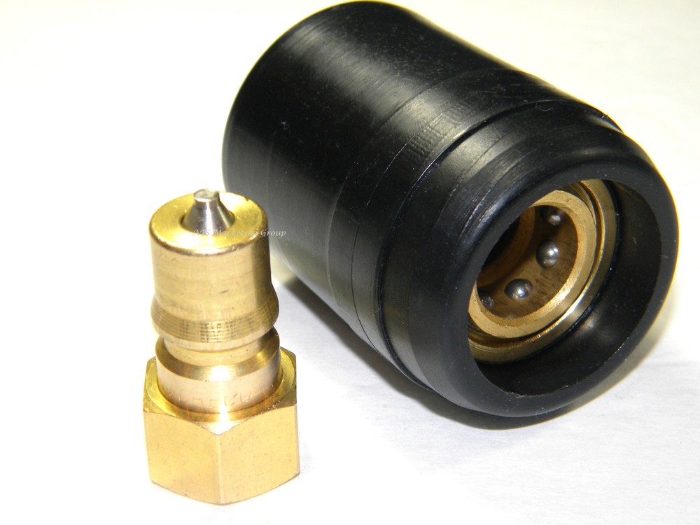 Carpet Cleaning – Quality Brass QD with heat-shield for wand hoses