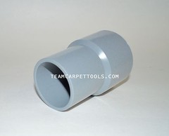 Carpet Cleaning Vacuum Hose Vinyl Cuff / Connector 2 inches Threaded x Slip-On
