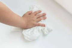 20 lb bag – Recycled Tshirt Knit Rags White 100% Cotton-Highly Absorbent