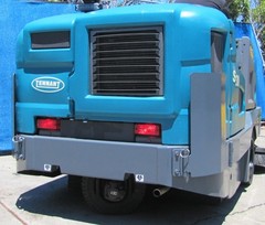 Tennant S30 Ride On Parking Lot Sweeper Gasoline GM 1600 Vortec Engine