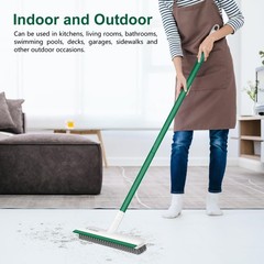 SetSail Upgraded Large 12 in Wide Floor Scrub Brush with White Green-large