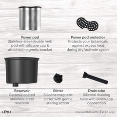 LĒVO II Spare Parts Kit – Includes Power Pod Herb Basket, Silicone Pod…