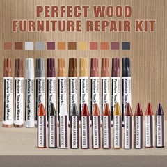 SEISSO Furniture Repair Kit, 18 Colors Touch Up Markers and 18+18, 18