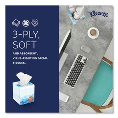 Universal 10281 3-Ply Pop-Up Box Boutique Anti-Viral Tissue – White (3/Pack) New
