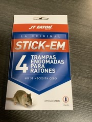 Stick-Em Mouse Glue Trap – Effective Control 4 Traps, Multi