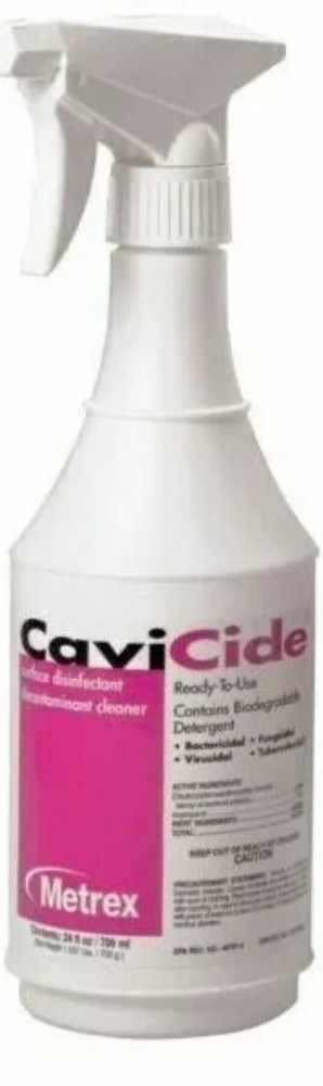 Metrex Cavicide Disinfectant Cleaner Spray Bottle 24oz EXP 01- 28