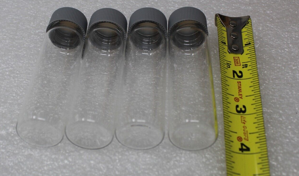 4X VOA/TOC Clear Class Vials, 40mL – 100/PK – Borosilicate Glass ASTM/USP Type I