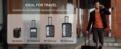 Black Voyage Reusable Vacuum Compression Travel Bag for Carry-On Suitcase and