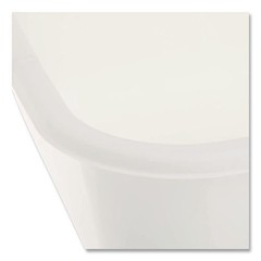 Rubbermaid Microban Dishpan, 4.5 gal, 14.5″ x 12.5″ x 5.7″, White, 6/Carton