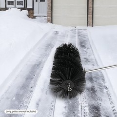 9 Teeth Broom Head Sweeper, 55*25cm Rolling Brush Head, Artificial Grass Brush