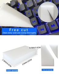 50pcs Magic Sponge Eraser Extra Thick Long Lasting Melamine Cleaning 10*6*2