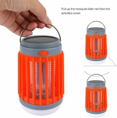 2PCS Solar USB Mosquito Trap – Electronic Bug Zapper, Yard/Garden Killer Lamp