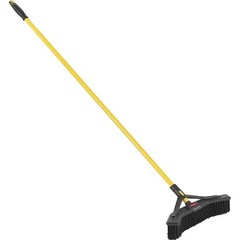 Lot of 2 – Rubbermaid Commercial Maximizer Push to Center Broom Yellow/Black