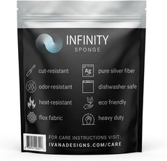 Infinity Spon, Odor-Resistant, Heat Resistant, Sier Fiber,