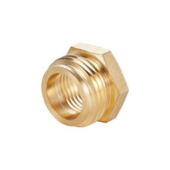Kbrotech Brass Garden Hose Adapter, 3/4” GHT male x 1/2” NPT Female,