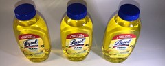 (3) Lysol Cleaner & Fresh Multi-Surface Lemon 10.75 oz Concentrate-NEW-SHIP 24HR