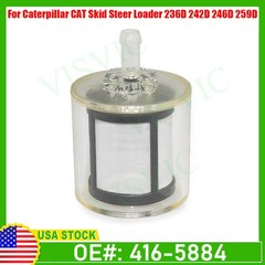 Fuel Filter for Caterpillar Skid Steer Loader 236D 242D 246D 259D 277D 279D/289D